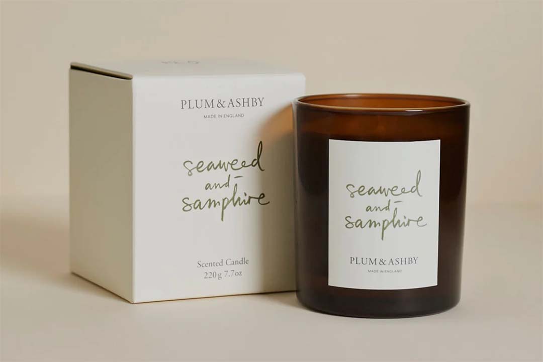 Seaweed and Samphire Candle by Plum & Ashby