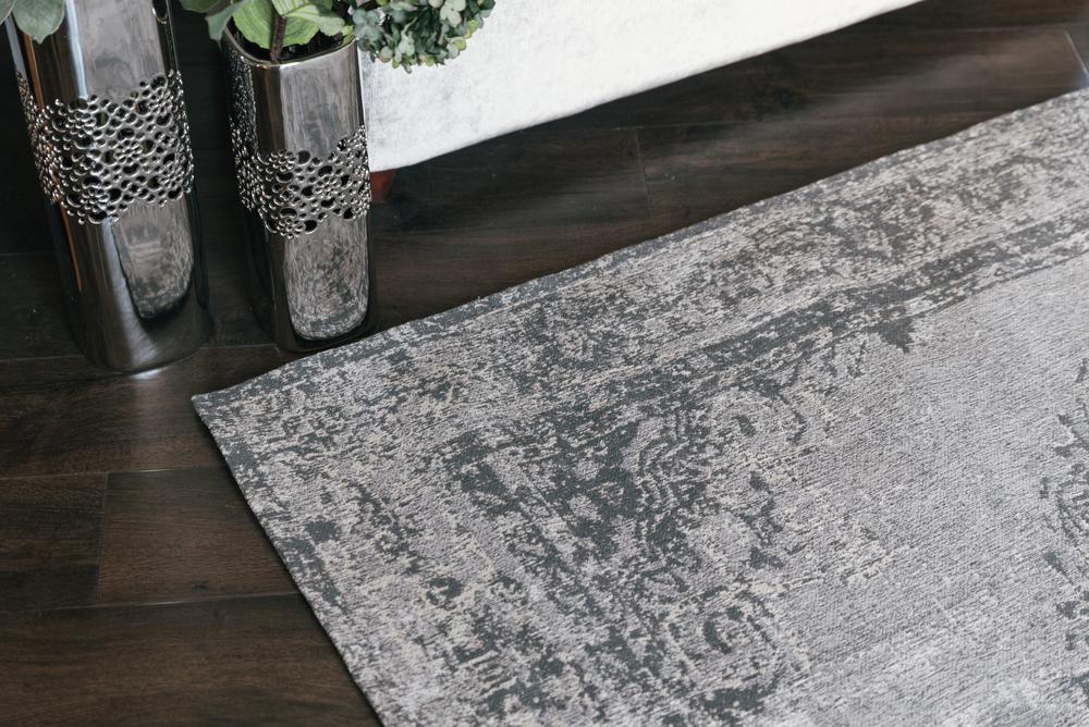 large grey rug
