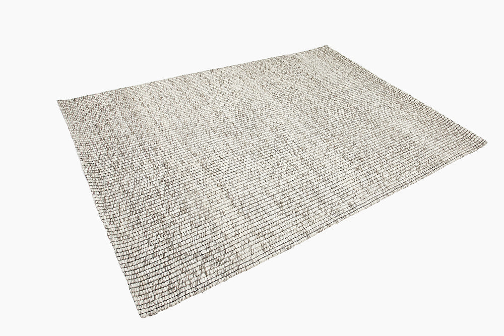 textured flat weave grey rug 