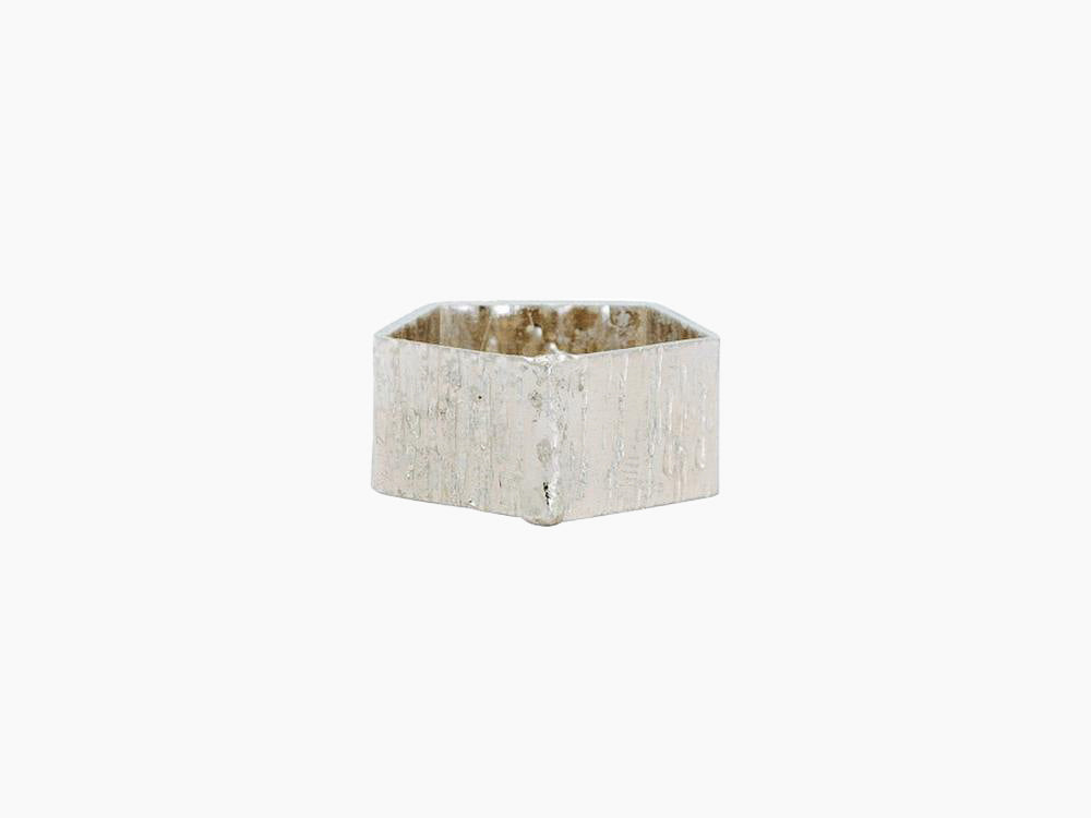 Silver Coloured Napkin Ring -  Croix by On Interiors