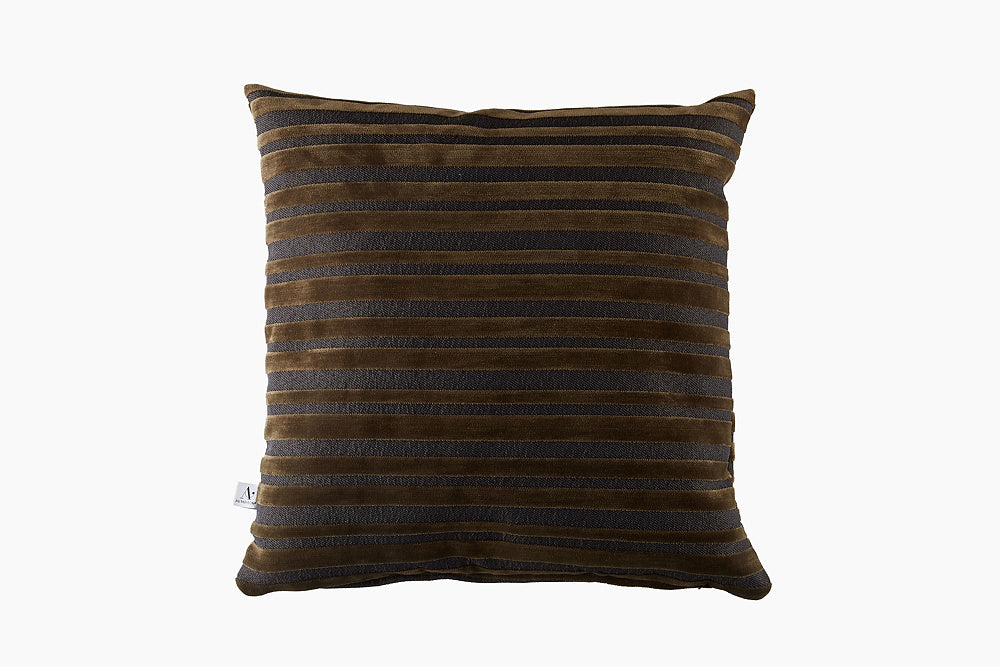 dark olive velvet cushion