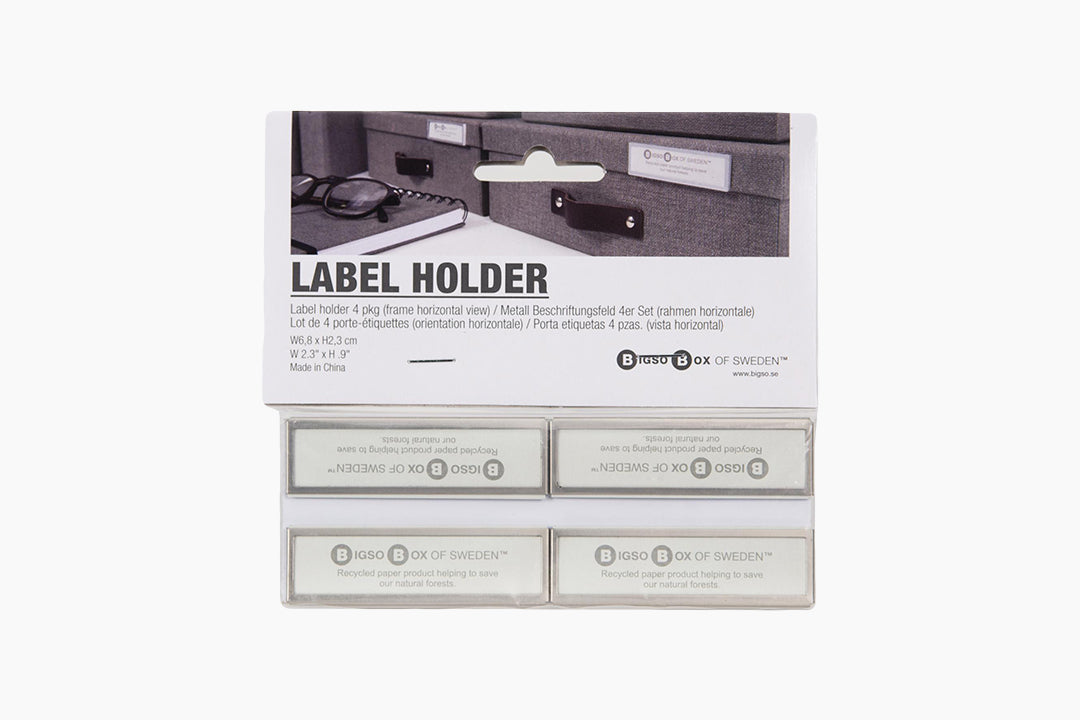 Label Holders by Bigso Sweden
