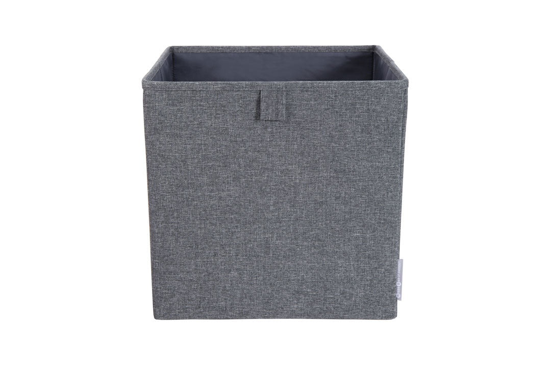 Grey Fabric Storage Cube