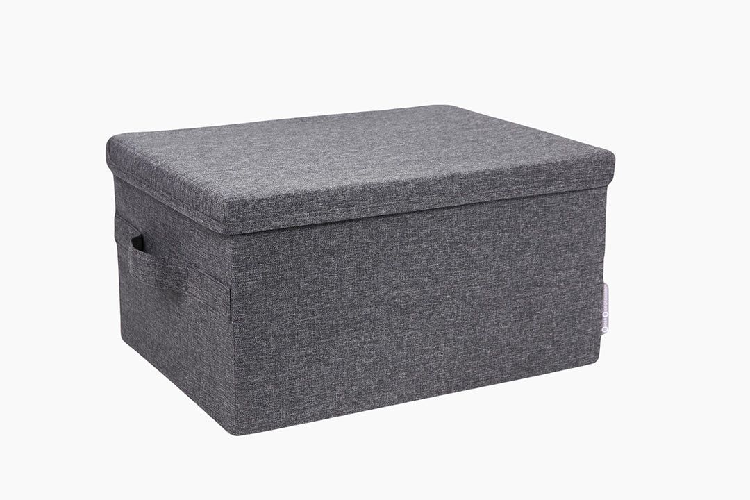 Soft Grey Storage Box by Bigso Sweden