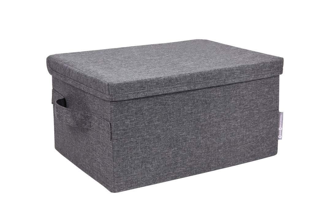 Soft Grey Storage Box by Bigso Sweden