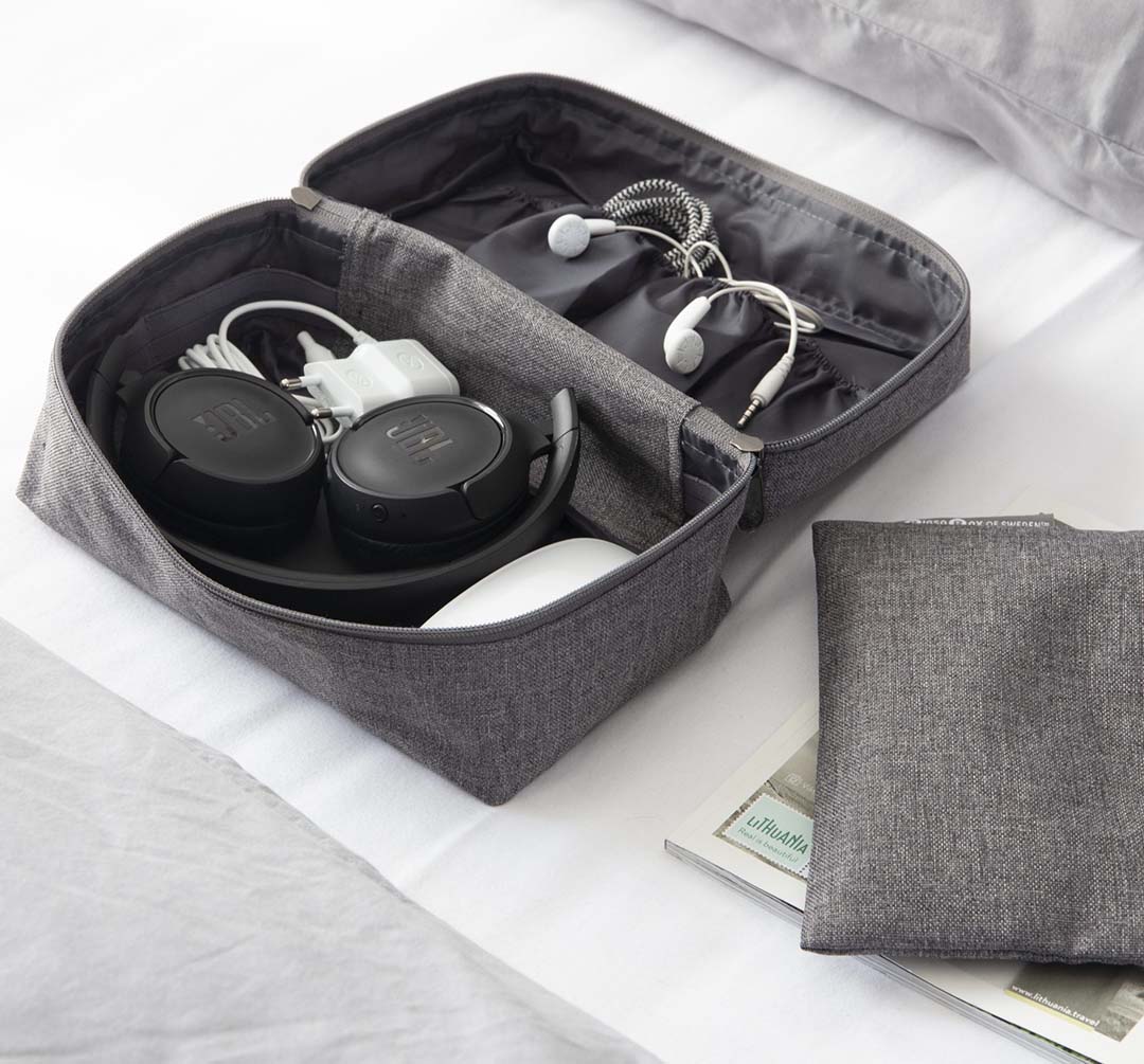 Travel Accessories Organiser in Grey by Bigso Sweden