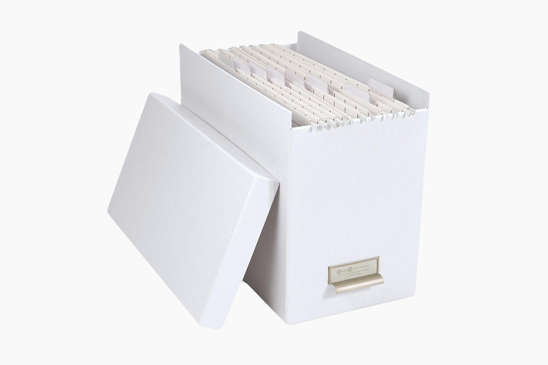 White Johan File Box by Bigso Sweden