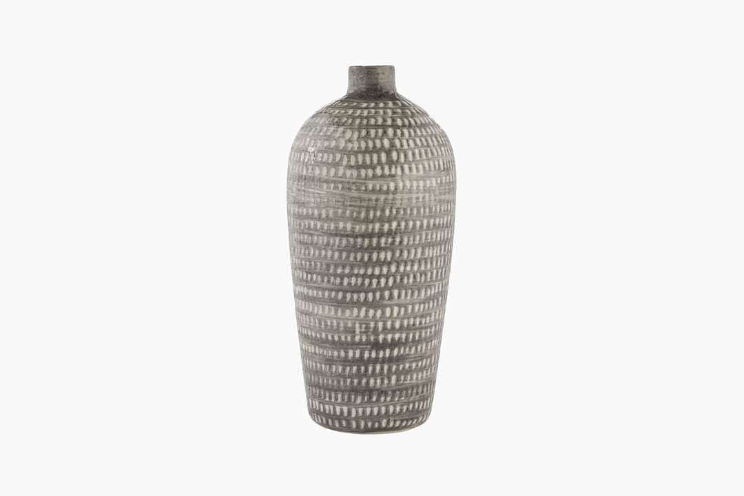 Cassandra Silver Grey Vase by Lene Bjerre
