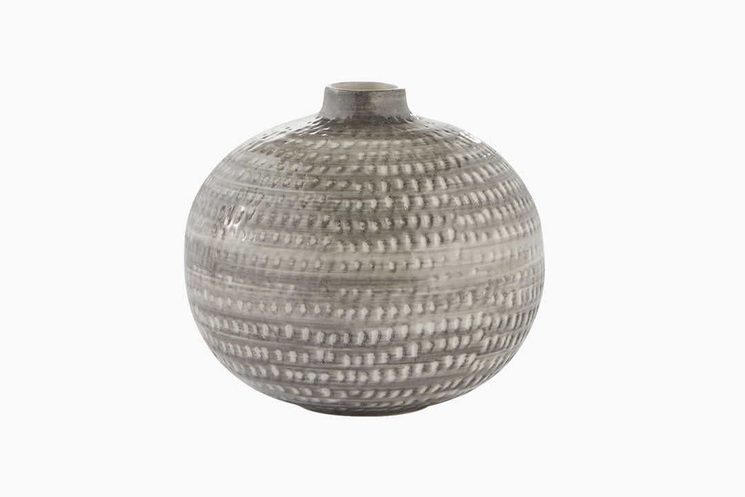 Cassandra Silver Grey Vase by Lene Bjerre