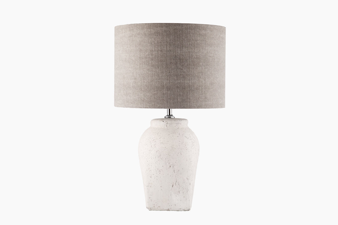 Soft Grey Table Lamp by Light and Living