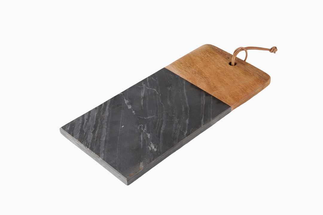 Slate & Hardwood Chopping Board by Au Maison