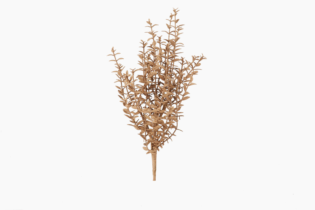Artificial Boxwood Plant Brown