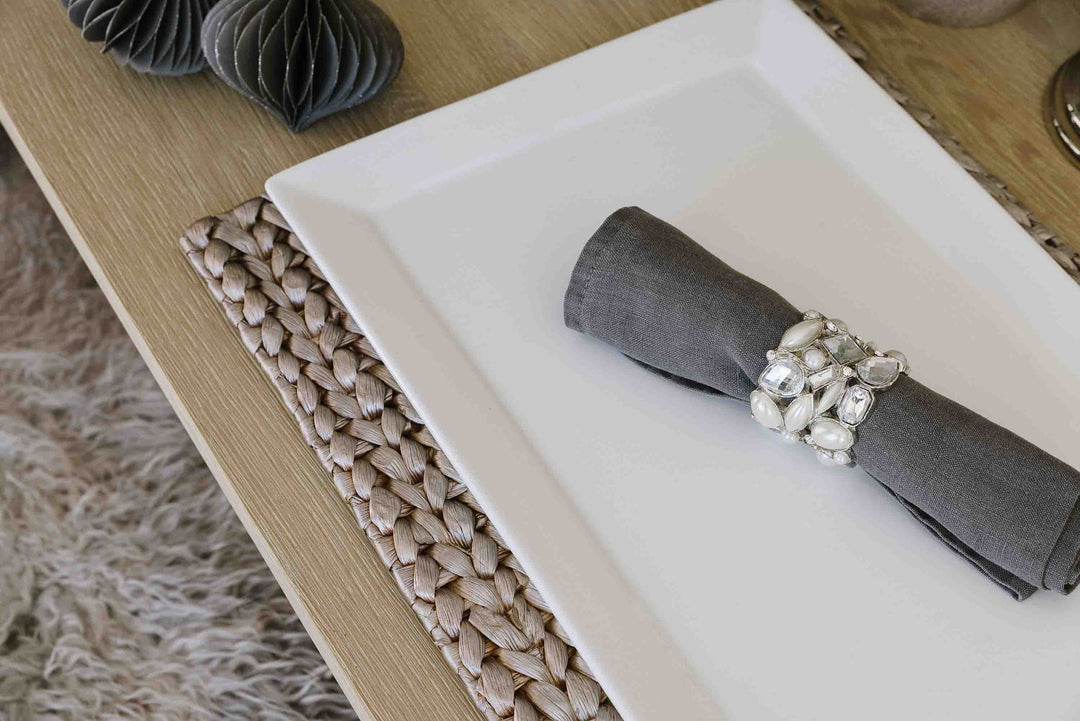 Jewelled Napkin Rings - Comet by India Jane