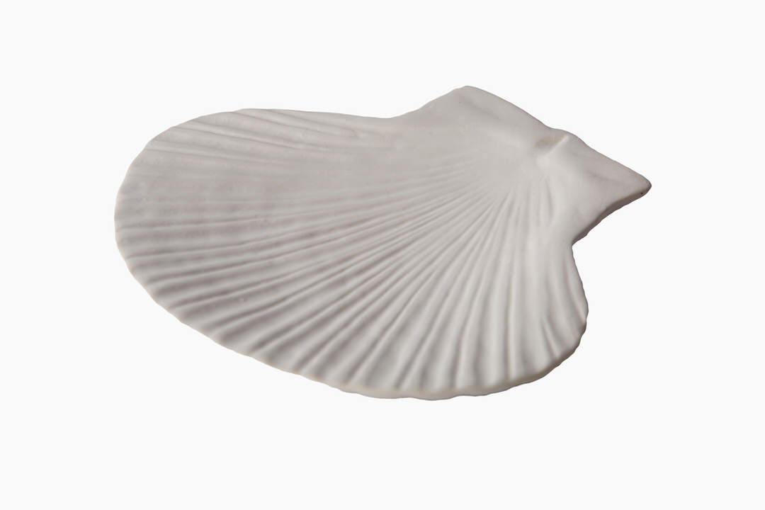 White Shell Plate by On Interior