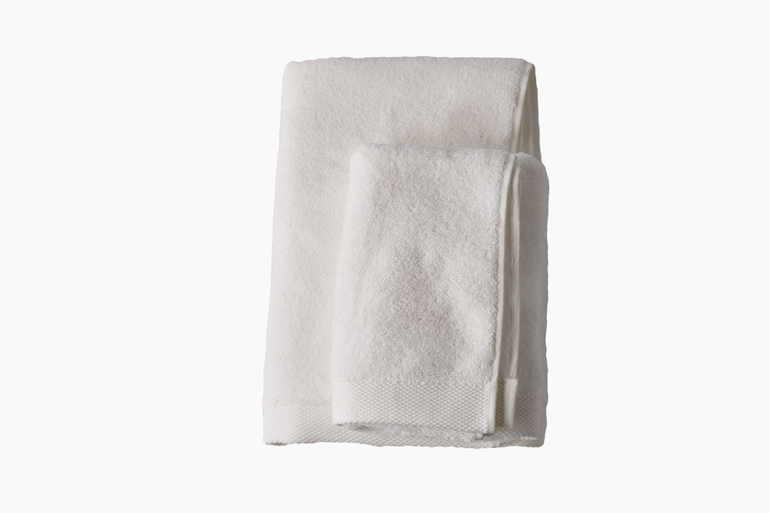 Classic White Bath Towels 100% Organic Cotton