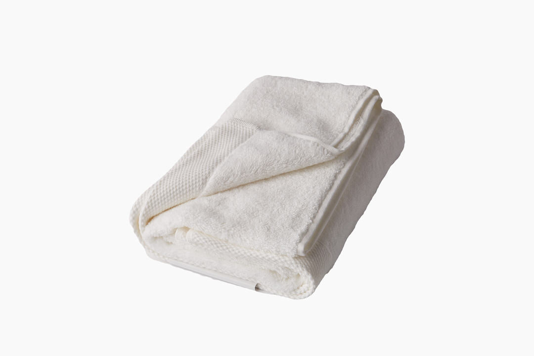 Classic White Bath Towels 100% Organic Cotton
