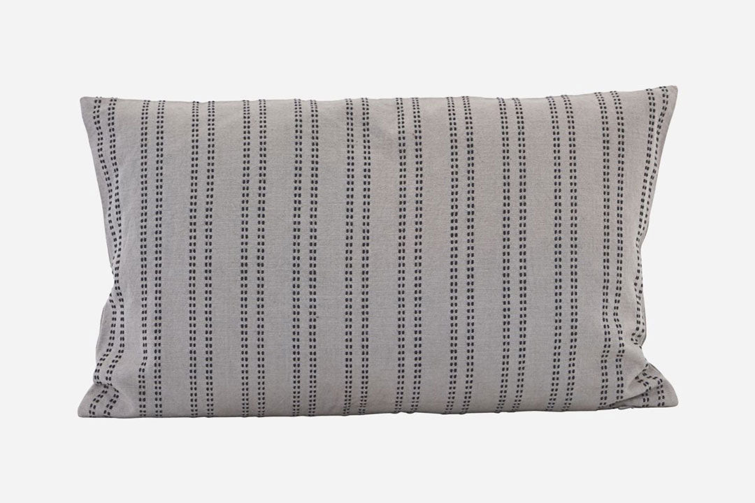 grey stripe cushion by house doctor