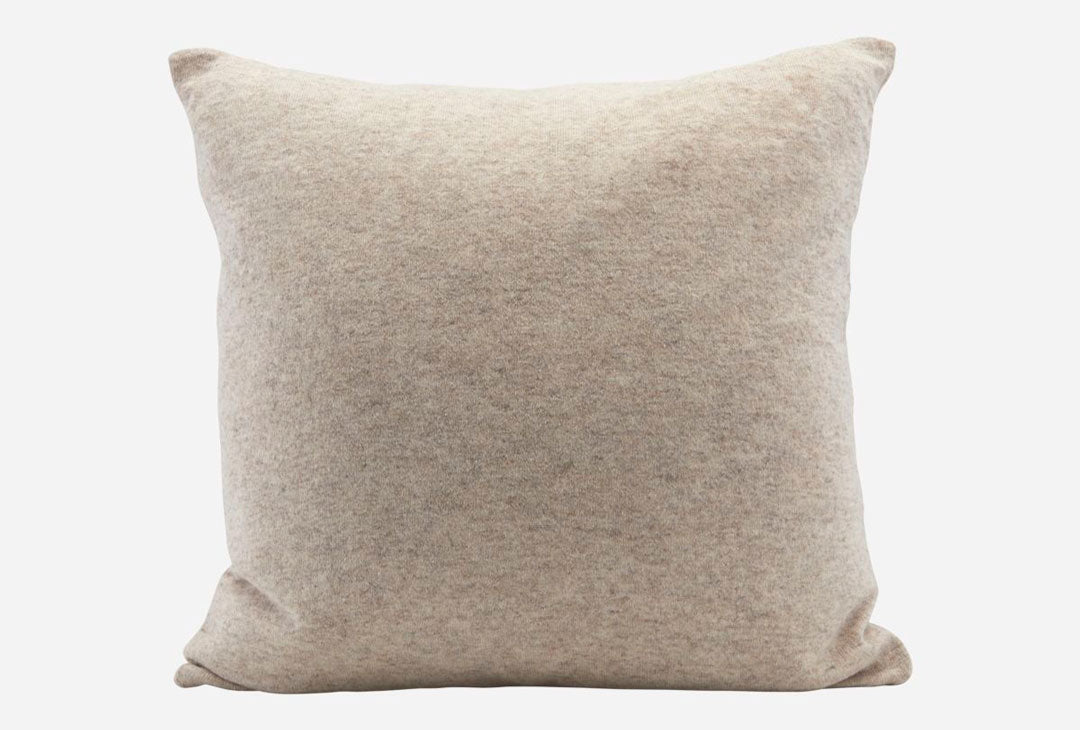 natural lambswool cushion 