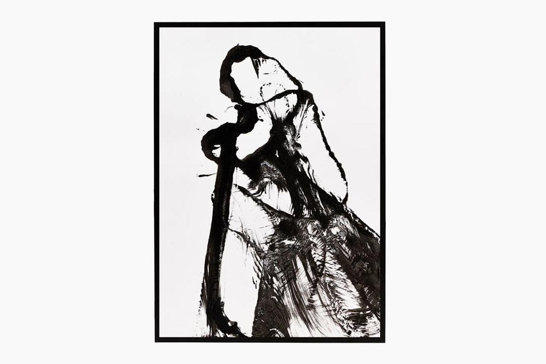 Black and White Abstract Print Opera by House Doctor