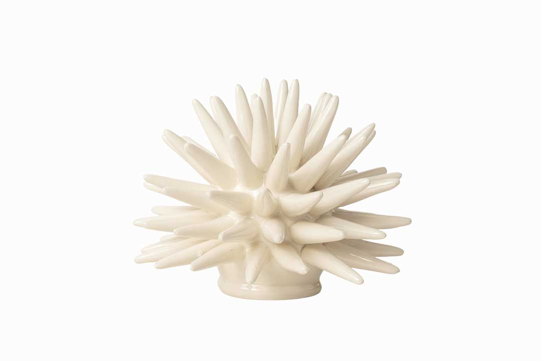 Cream ceramic Sea Urchin