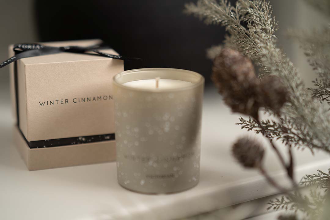 Winter Cinnamon Soy Wax Candle by On Interior